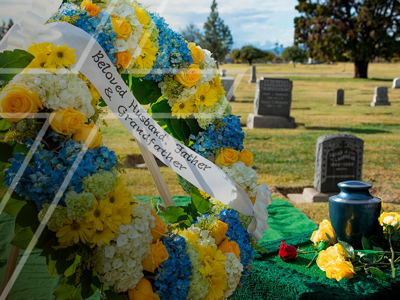 Por que utilizamos as coroas de flores nos funerais?